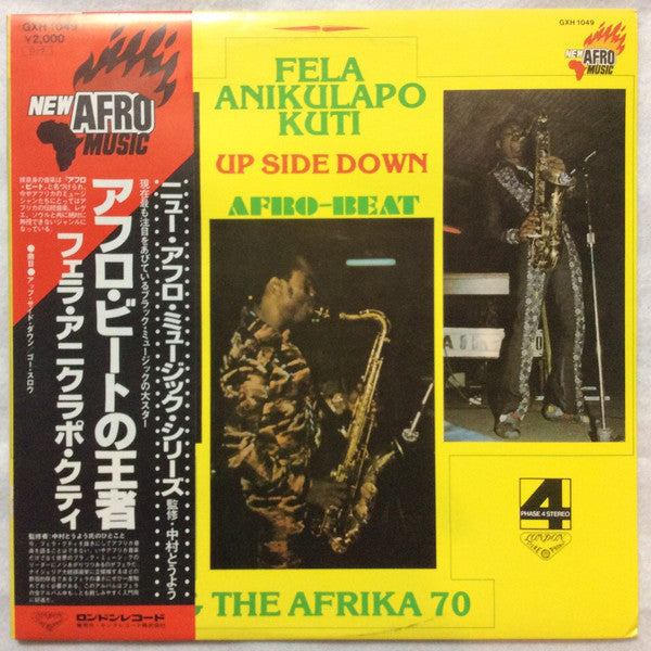 Fela Anikulapo Kuti* & The Afrika 70* - Up Side Down (LP, Album)