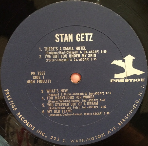 Stan Getz - Greatest Hits (LP, Comp, Mono, RE)