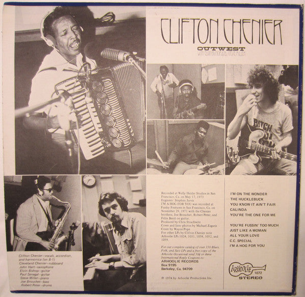 Clifton Chenier - Out West(LP, Album)