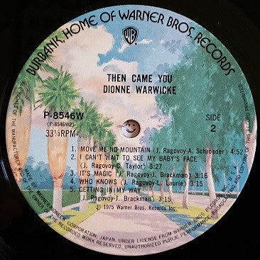 Dionne Warwicke* - Then Came You (LP, Album)