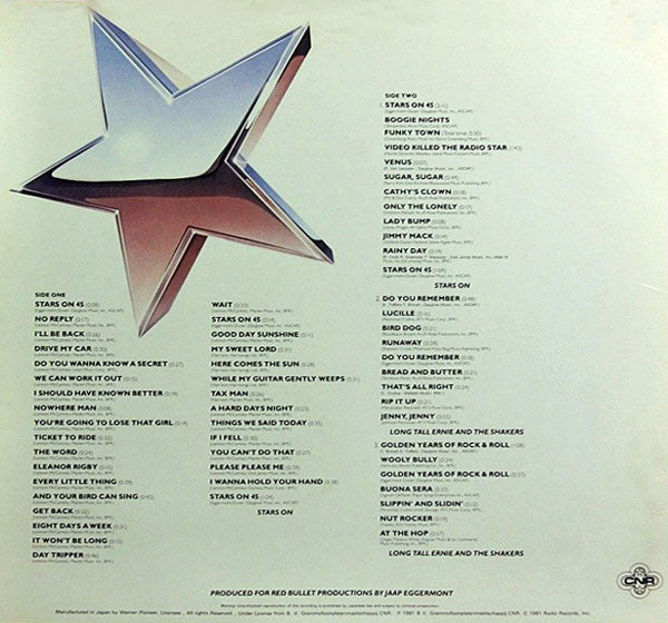 Stars On 45 - Stars On Long Play(LP, Album, Mixed)