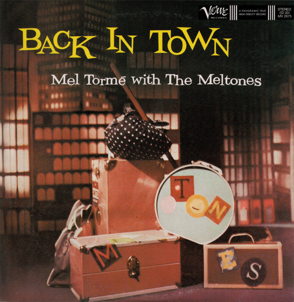 Mel Tormé With The Meltones* - Back In Town (LP, Album, RE)