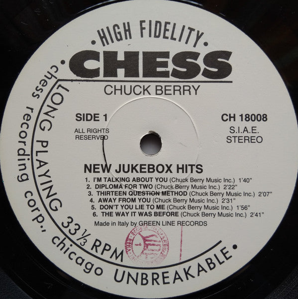Chuck Berry - New Juke Box Hits (LP, Album, RE)