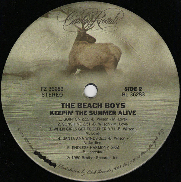 The Beach Boys - Keepin' The Summer Alive (LP, Album, Pit)