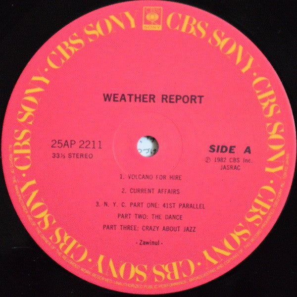 Weather Report - Weather Report (LP, Album)