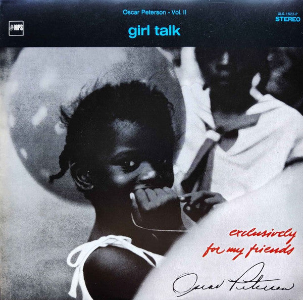 Oscar Peterson - Girl Talk (LP, Album, RE)