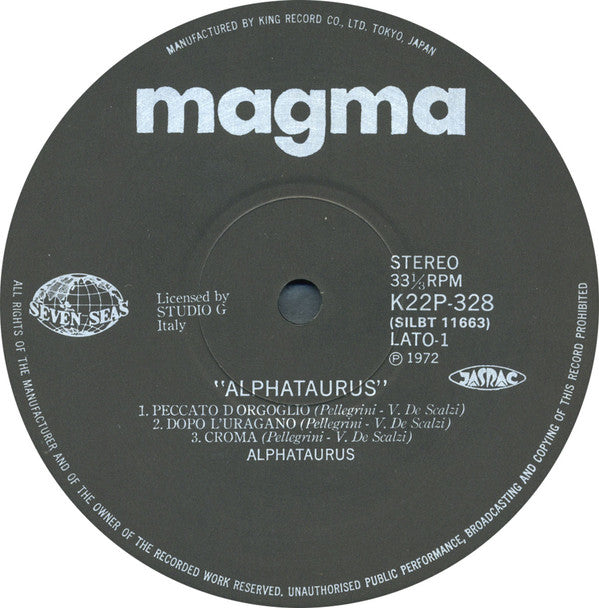Alphataurus - Alphataurus (LP, Album, RE)