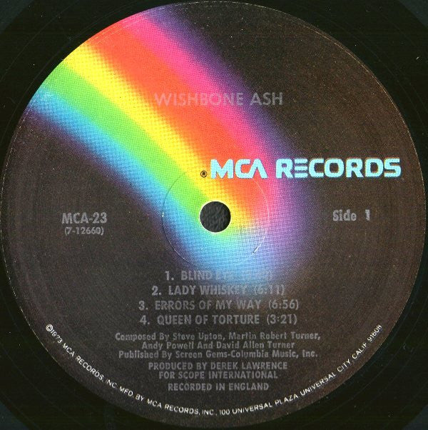 Wishbone Ash - Wishbone Ash (LP, Album, RE, Non)