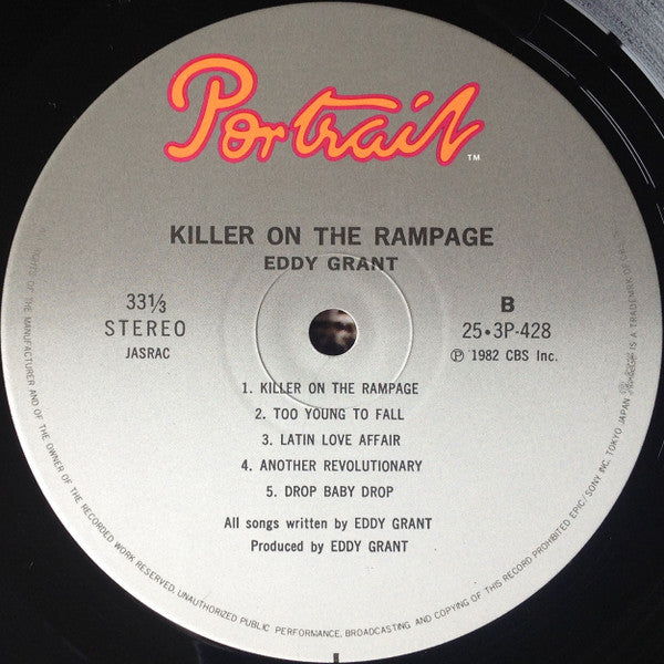 Eddy Grant - Killer On The Rampage (LP, Album)