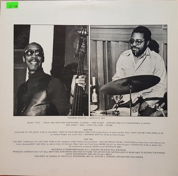 Buddy Tate · Bob Wilber - Sherman Shuffle (LP, Album)
