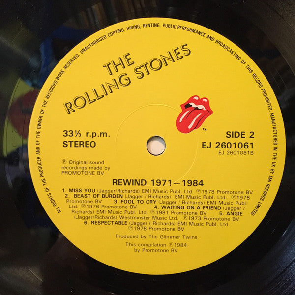The Rolling Stones - Rewind (1971-1984) (LP, Comp, CUN)