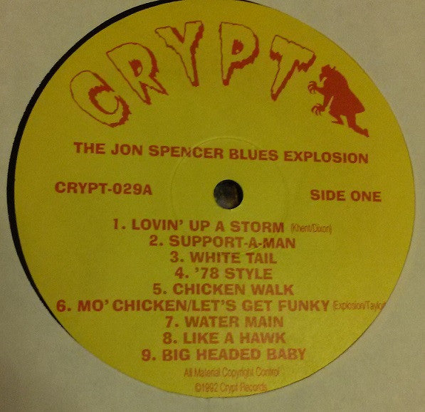 The Jon Spencer Blues Explosion - Crypt-Style! (LP, Album, RE)