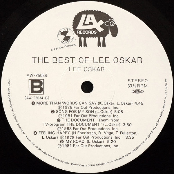 Lee Oskar - The Best Of Lee Oskar (LP, Comp)