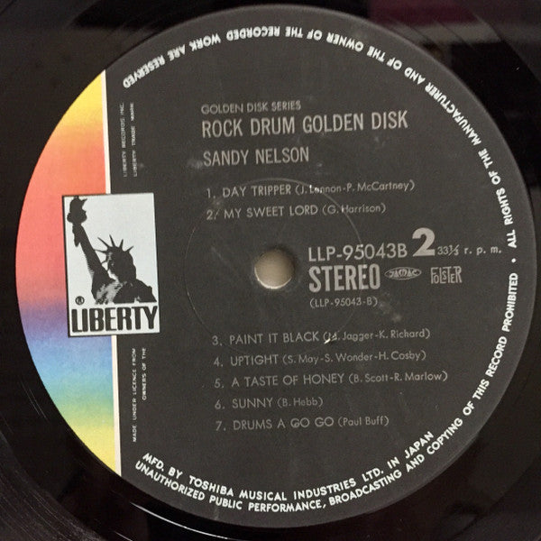 Sandy Nelson - Rock Drum Golden Disk (2xLP, Comp)