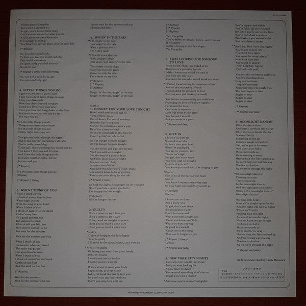 Leif Garrett - Same Goes For You (LP, Album)