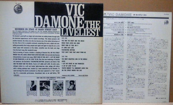 Vic Damone - The Liveliest At Basin Street East (LP, Album)