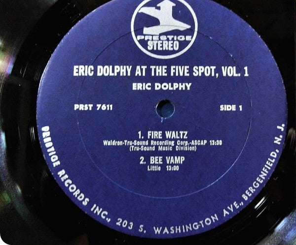 Eric Dolphy - At The Five Spot, Vol. 1 (LP, Album)