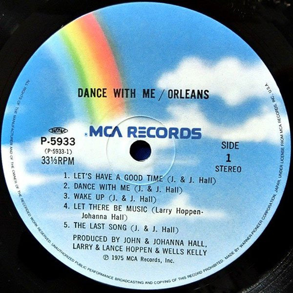 Orleans - Dance With Me (LP, Album, RE)