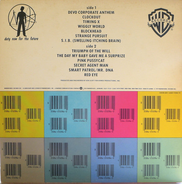 Devo = ディーヴォ* - Duty Now For The Future = 生存学未来編 (LP, Album)