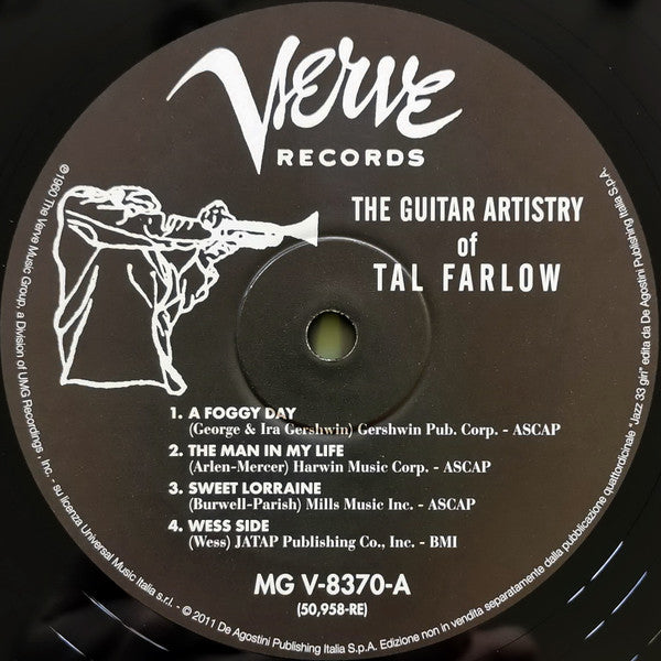 Tal Farlow - The Guitar Artistry Of Tal Farlow (LP, Album, RE, 180)