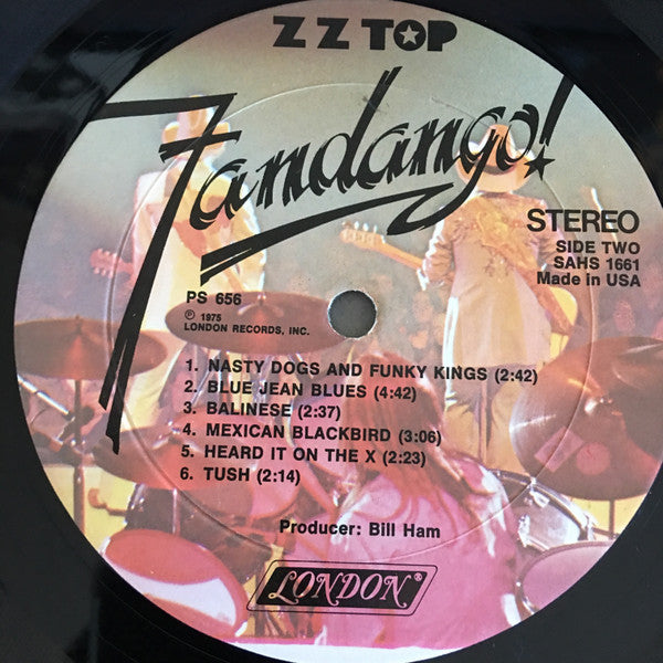 ZZ Top - Fandango! (LP, Album, Wad)