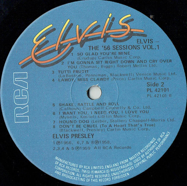 Elvis* - The '56 Sessions Volume 1 (LP, Comp, Mono)