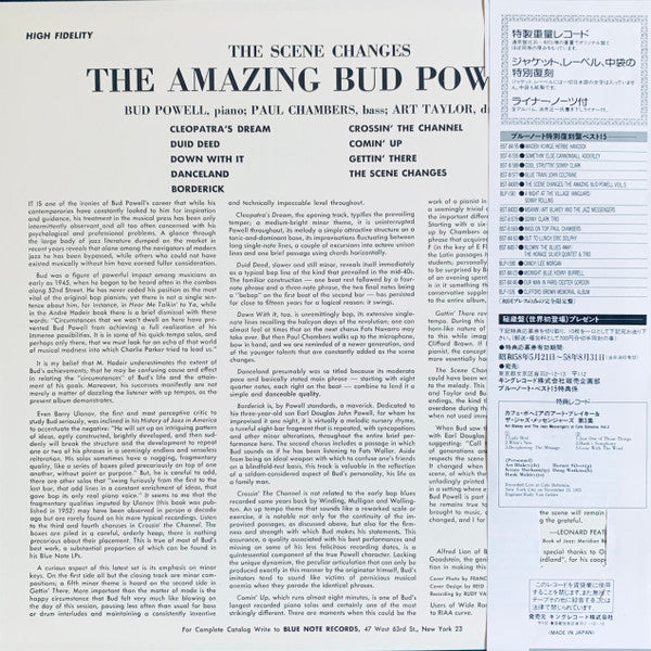 The Amazing Bud Powell* - The Scene Changes, Vol. 5 (LP, Album, Ltd)