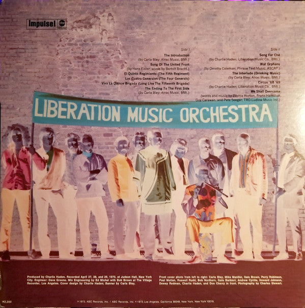 Charlie Haden - Liberation Music Orchestra (LP, Album, RE, Gat)