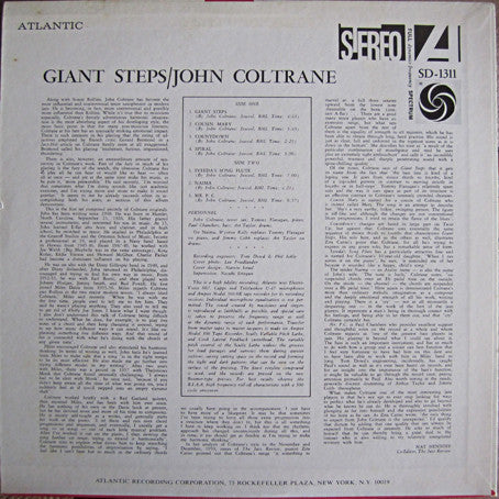 John Coltrane - Giant Steps = ジャイアント・ステップス(LP, Album, RE)