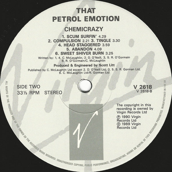 That Petrol Emotion - Chemicrazy (LP, Album)