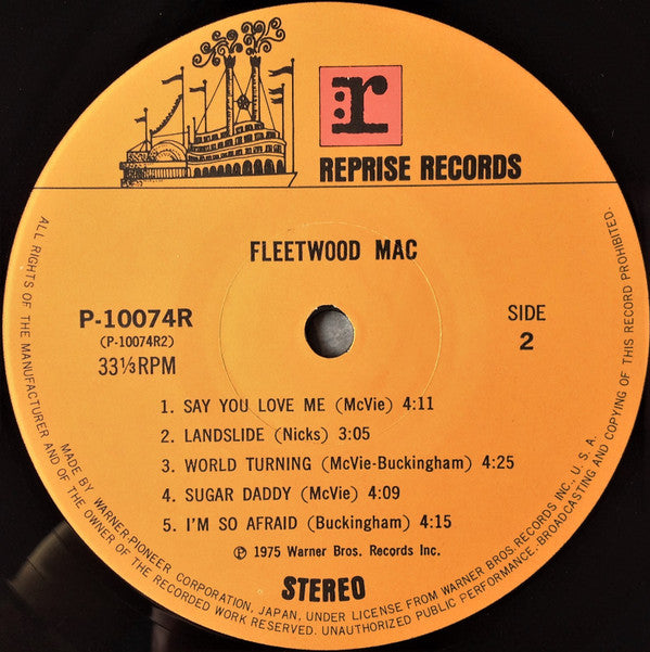 Fleetwood Mac - Fleetwood Mac (LP, Album, RP)