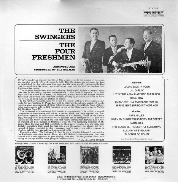 The Four Freshmen - The Swingers (LP, Album, RE, Pur)