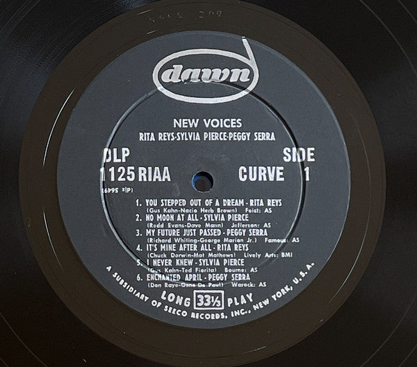 Rita Reys, Sylvia Pierce & Peggy Serra - New Voices (LP, Album)