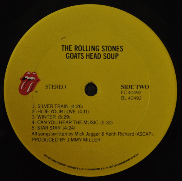 The Rolling Stones - Goats Head Soup (LP, Album, RE, Car)