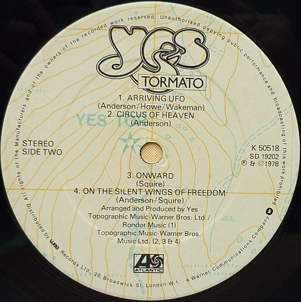 Yes - Tormato (LP, Album, CBS)