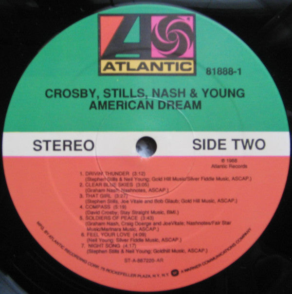 Crosby, Stills, Nash & Young - American Dream (LP, Album, ARC)