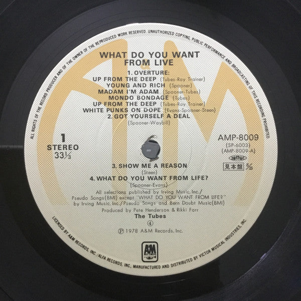 The Tubes - What Do You Want From Live (2xLP, Album)
