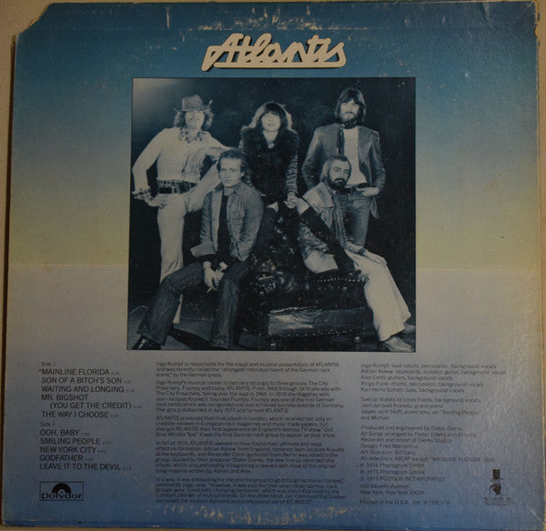 Atlantis (12) - Atlantis (LP, Album, All)