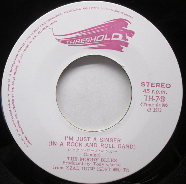 The Moody Blues - I'm Just A Singer (In A Rock And Roll Band)(7", S...