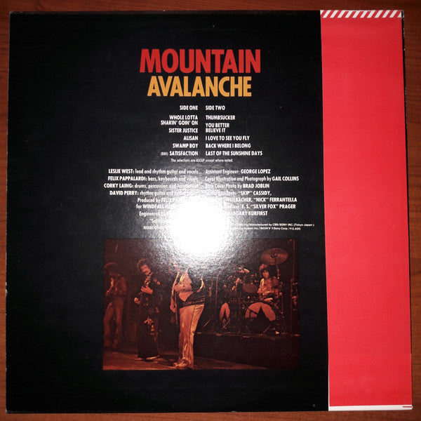 Mountain - Avalanche (LP, Album)