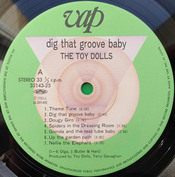 Toy Dolls - Dig That Groove Baby (LP, Album, RE)