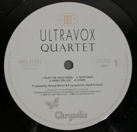 Ultravox - Quartet (LP, Album)