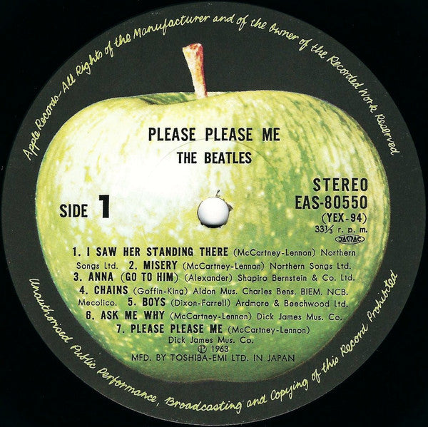 The Beatles - Please Please Me = プリーズ・プリーズ・ミー(LP, Album, RE)