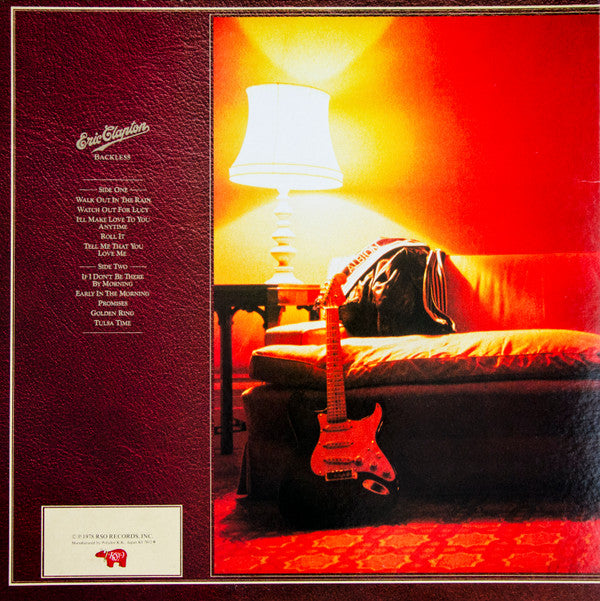 Eric Clapton - Backless (LP, Album, Gat)