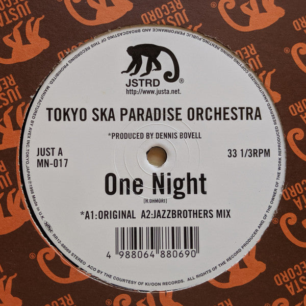 Tokyo Ska Paradise Orchestra - One Night (12"", Single)