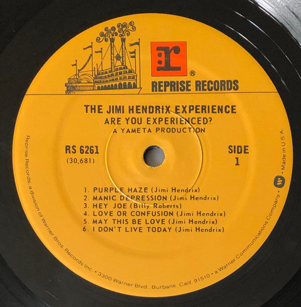 The Jimi Hendrix Experience - Are You Experienced(LP, Album, RE, RP...