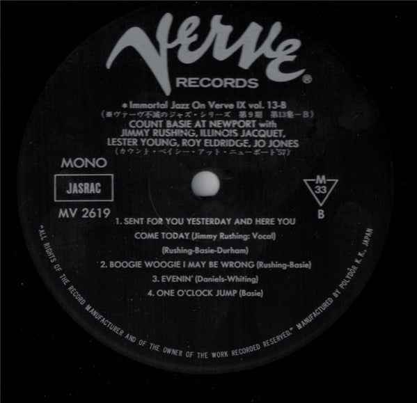 Count Basie - At Newport(LP, Album, Mono, RE)