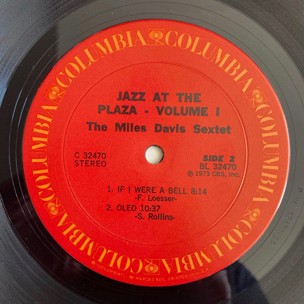 The Miles Davis Sextet - Jazz At The Plaza Vol. 1 (LP, Pit)