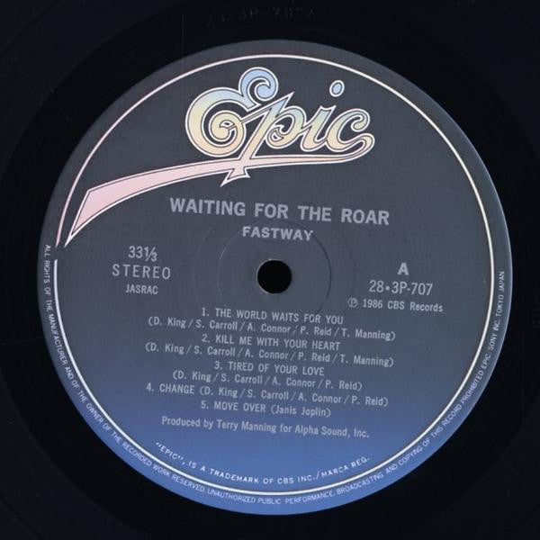 Fastway (2) - Waiting For The Roar (LP, Album)