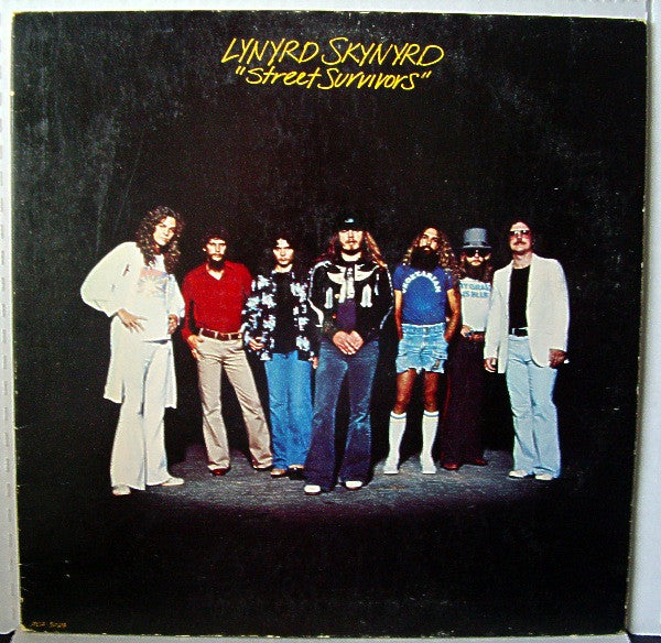 Lynyrd Skynyrd - Street Survivors (LP, Album, RE, Pin)